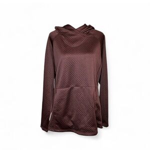 STORM CREEK Burgundy Hooded Sweatshirt Long Sleeves With Front Pockets, L NWOT